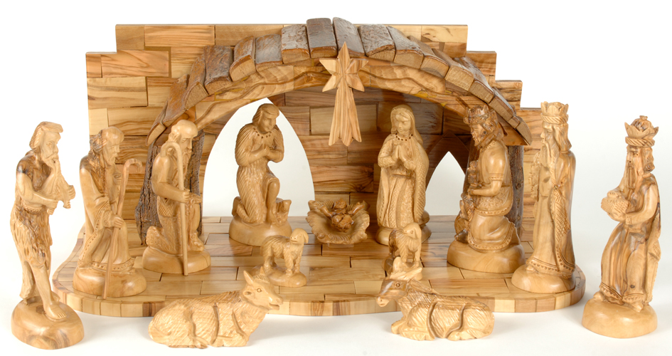 Lovely Indoor Church Nativity Set .. Holy Land Treasures USA
